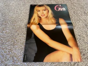 Jennie Garth teen magazine poster clipping Bravo black dress RARE BH 90210