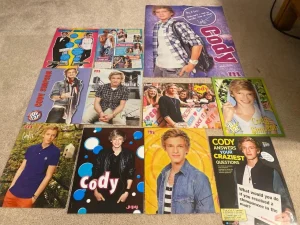 Cody Simpson teen magazine pinup clippings lot Bop Twist Pop Star Pix teen idols