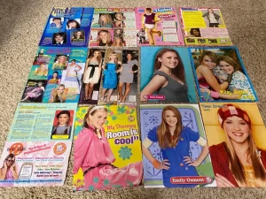 Emily Osment teen magazine pinup clippings lot Tiger Beat Bop M Pop Star Twist