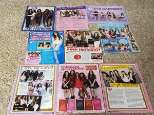 Fifth Harmony teen magazine pinup clippings lot Tiger Beat Bop M Pop Star Twist