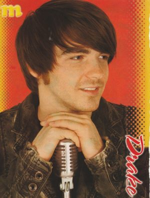 Drake Bell teen magazine pinup clipping jean jacket M rare