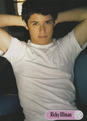 Ricky Ullman teen magazine pinup clipping white t-shirt sexy pose Pop Star PIX
