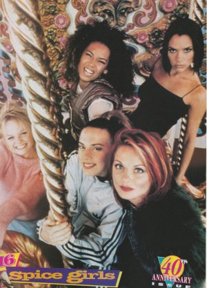 Spice Girls Nate Richert teen magazine pinup clipping pop group Sabrina pix