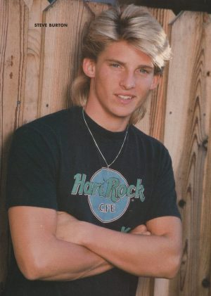 Steve Burton Rodney Harvey teen magazine pinup clipping Teen Machine Pix