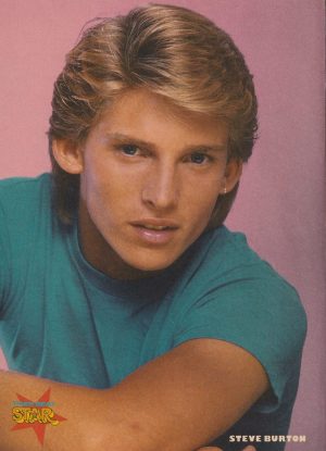 Steve Burton Holly Robinson teen magazine pinup clipping Teen Machine Pix