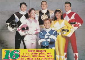 Power Rangers Tiffani Amber Thiessen teen magazine pinup clipping barefoot Pix