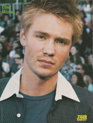 Chad Michael Murray Blink 182 teen magazine pinup clipping headshot Tiger Beat