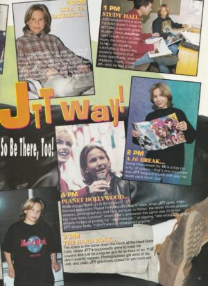 Rider Strong Jonathan Taylor Thomas teen magazine pinup clipping Boy Meets World