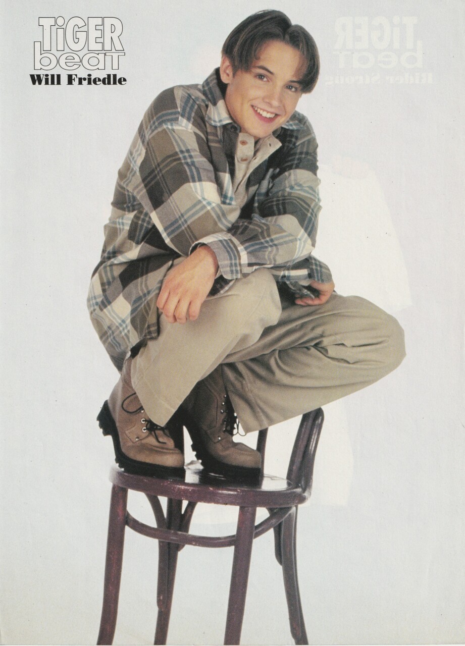 Rider Strong Will Friedle teen magazine pinup clipping Stool Boy Meets World Pix - Image 2