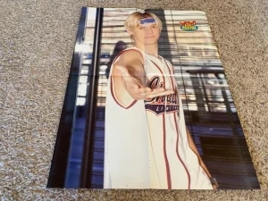 Aaron Carter Justin Timberlake teen poster RIP child star Wow window Modeling