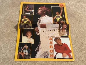 Aaron Carter Jacob Underwood O-town teen magazine poster clipping stage tour