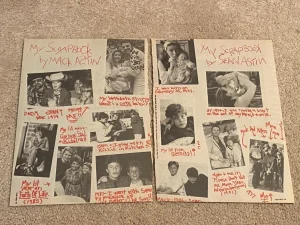 Sean Astin Mackenzie Astin teen magazine pinup clipping Scrapbook family photos