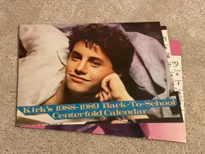 Kirk Cameron 1988-1989 Teen Beat Calendar teen magazine poster clipping Pix