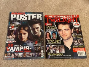 Taylor Lautner Robert Pattinson Jensen Ackles Teen Wolf teen magazine Brand New