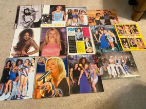 Spice Girls Victoria Beckham Emma Bunton teen magazine pinup clippings lot PIX