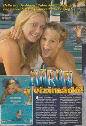 Aaron Carter Boyzone teen pinup clipping shirtless barefoot RIP Bravo child star