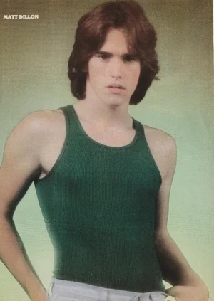 Matt Dillon teen magazine pinup clipping muscles 2 sides RARE modeling PIX
