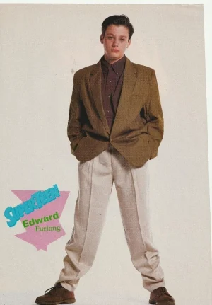 Edward Furlong David Lascher teen magazine pinup clipping Full body Superteen