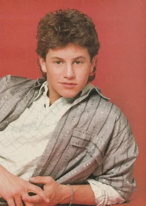 Kirk Cameron Madonna teen magazine pinup clipping Bop relaxed Growing Pains