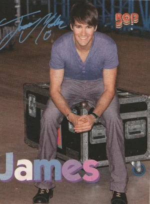 Big Time Rush Debby Ryan teen magazine pinup clipping James Maslow Bop