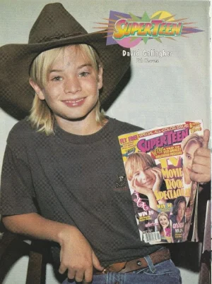 David Gallagher teen magazine pinup clipping Superteen mag hat 7th Heaven PIX