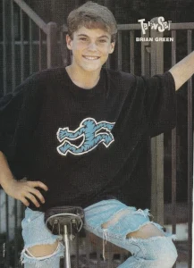 Brian Austin Green teen magazine pinup clipping ripped jeans young 90210 PIX