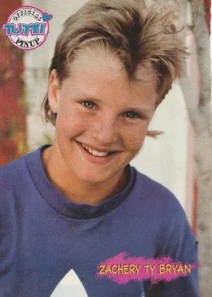 Brian Austin Green Zachery Ty Bryan teen magazine pinup clipping purple shirt