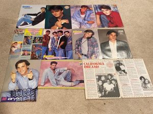 California Dreams Aaron Jackson Brent Gore teen magazine pinup clippings lot Bop