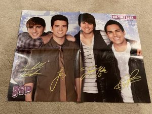 Big Time Rush Taylor Swift teen magazine poster clipping leathe jacket Bop pix boy band