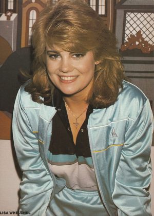 Lisa Whelchel teen magazine pinup clipping actress blue shirt teen idols Pix