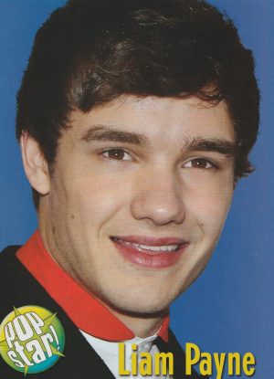 Liam Payne One Direction teen magazine pinup clipping headshot RIP PIX lips