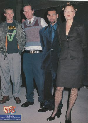 No Doubt Gwen Stefani Howie Dorough teen magazine pinup clipping Backstreet Boys