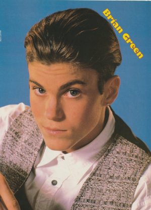Brian Austin Green Tommy Puett teen magazine pinup clipping young 90210 pix