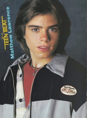 Matthew Lawrence Jamie Walters teen magazine pinup clipping Brotherly Love Pix