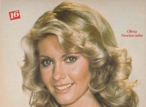 John Schneider Olivia Newton John teen pinup magazine clipping shirtless pix