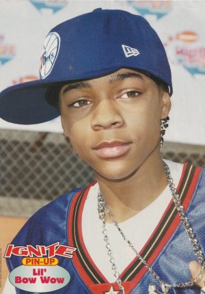 Bow Wow Justin Timberlake Nsync teen magazine pinup Ingnite blue hat pix 90's