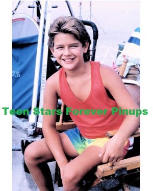 Brandon Call 4×6 or 8×10 vintage photo shorts muscles chair child star teen idols Baywatch Pix