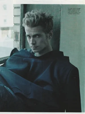 Hayden Christensen teen pinup Star Wars movie star window lips actor pix