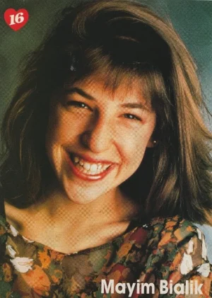 Mayim Bialik Mark Paul Gosselaar teen magazine pinup clipping Blossom headshot