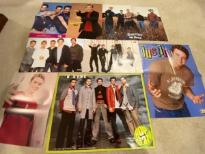 Justin Timberlake Nsync teen magazine pinup clipping lot headshot 90’s Icon Pix