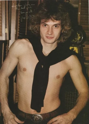Rex Smith teen magazine pinup clipping shirtless black scarf Superteen pix