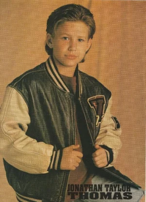 Jonathan Taylor Thomas teen magazine pinup clipping leather jacket jeans JTT pix