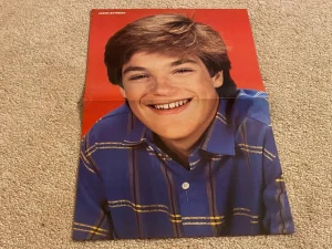 Jason Bateman Kirk Cameron teen magazine poster clipping Teen World jean jacket