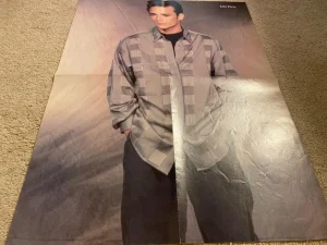 Luke Perry teen magazine poster clipping Beverly Hills 90210 Teen Machine PIX