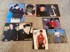 Jordan Knight New Kids on the block teen magazine poster clipping lot Bop Pix