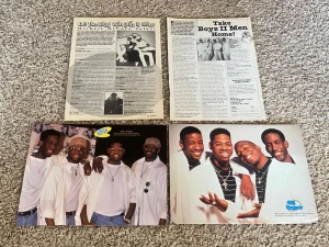 Boyz 2 Men teen magazine pinup clippings lot Teen Beat Tiger Beat Bop Superteen