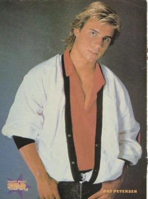 Pat Petersen Dweezil Zappa teen magazine pinup clipping Knots Landing Star Pix