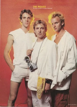 Pat Benatar The Police teen magazine pinup clipping Cream Rock Pix