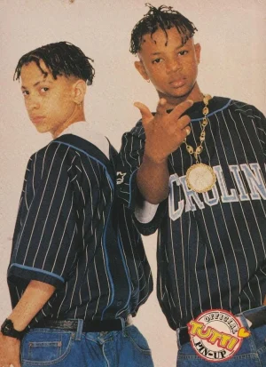 Kris Kross Andrew Shue teen magazine pinup clipping jeans Tutti Frutti Pix