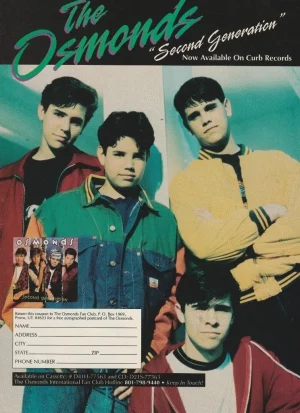 Jason Priestley The Osmonds Boys teen magazine pinup clipping 90210 white shirt